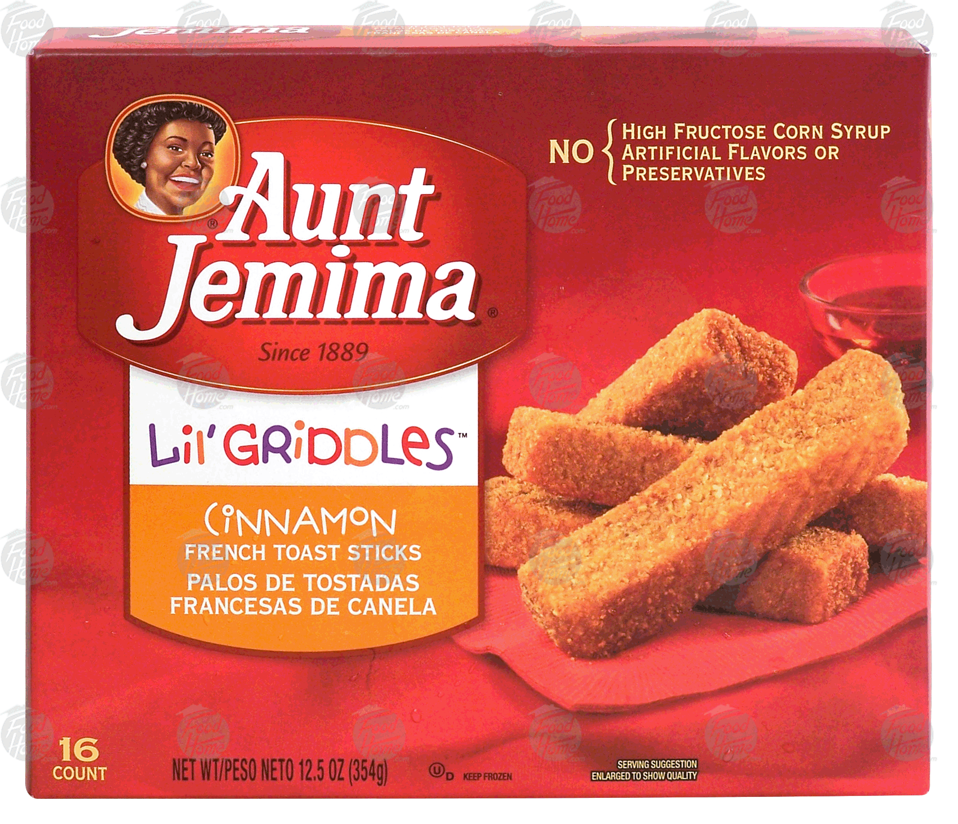 Aunt Jemima French Toast Sticks Cinnamon 16 Ct Full-Size Picture